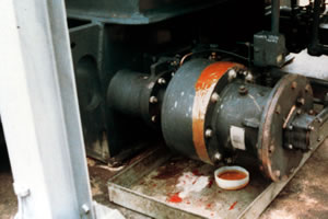 oil pumps of a 20 KVA transformer